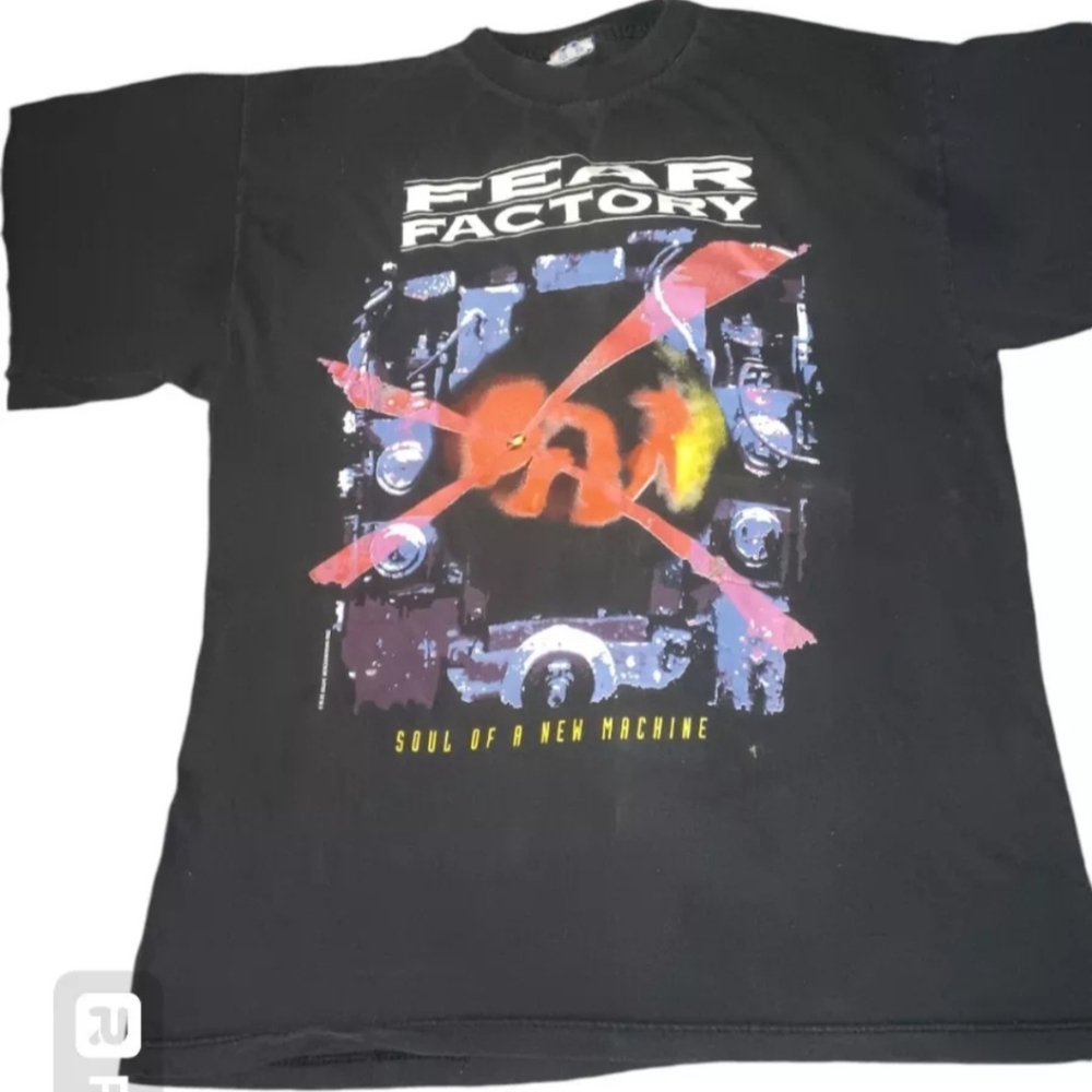 VTG Fear Factory Soul of A New Maching Band SHIRT Sierra Tee Size XL Read Descri